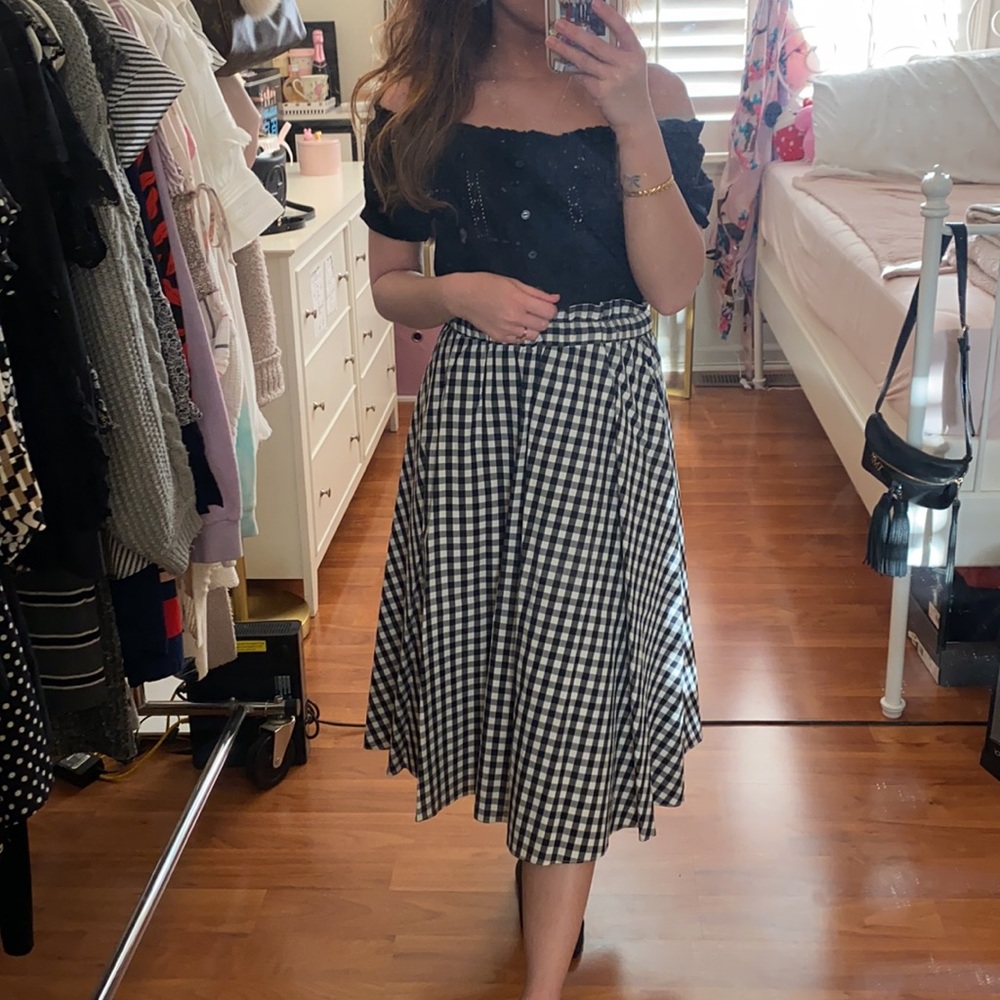 Gingham Skirt